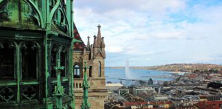 Discovering Geneva’s Vibrant Summer Scene: A Joyful Melange of Fun Activities aerial photo of city near sea